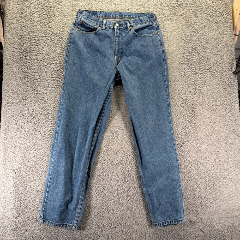 Levi's 560 Jeans Men's 34x34 Blue Cotton Denim Straight Leg Workwear Streetwear